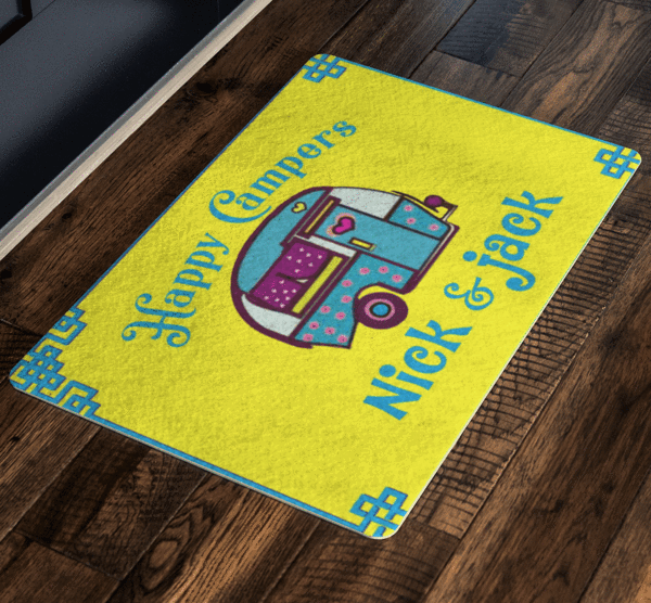 "Campers Life Customizable Doormat"