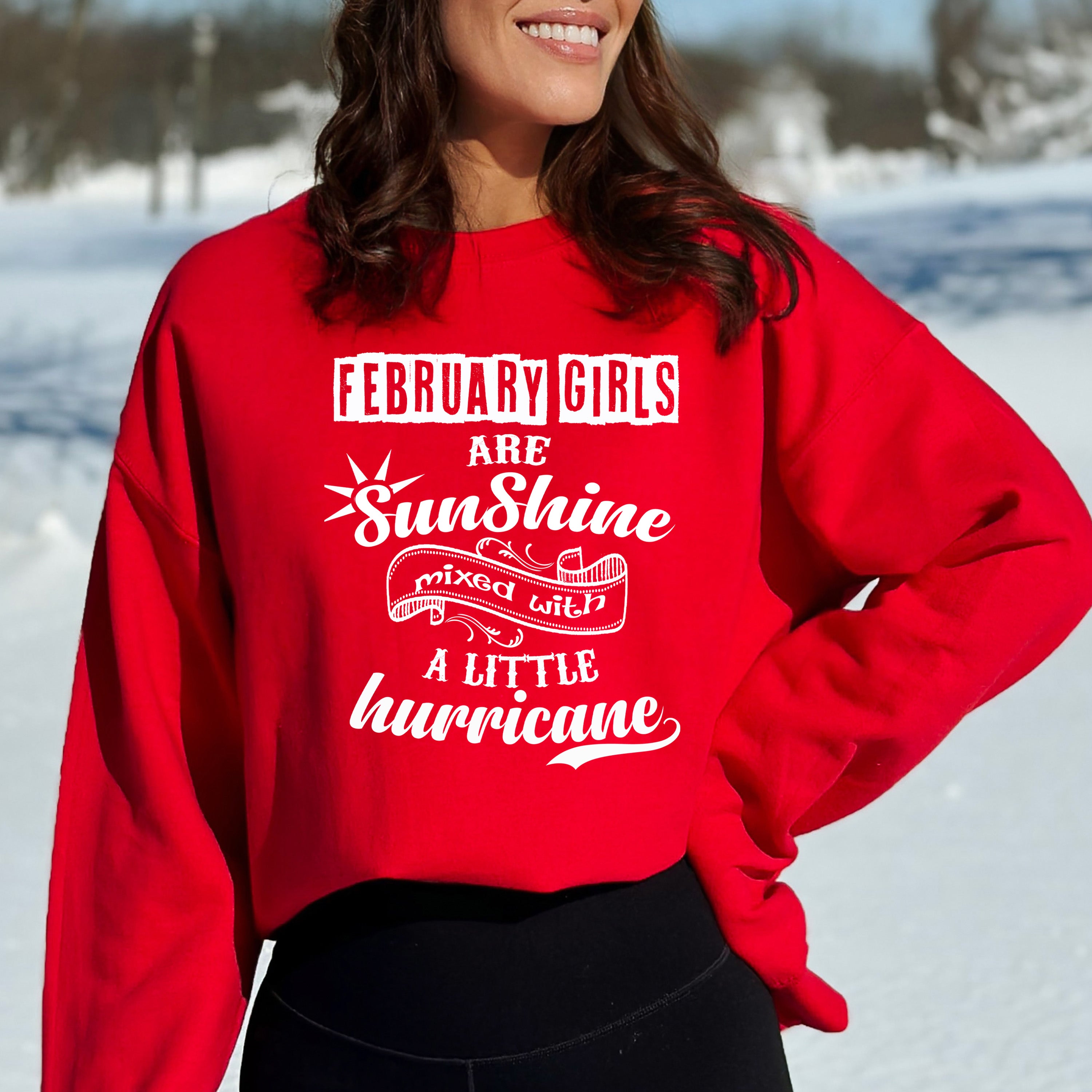 February Girls Are Sunshine - Sweatshirt & Hoodie