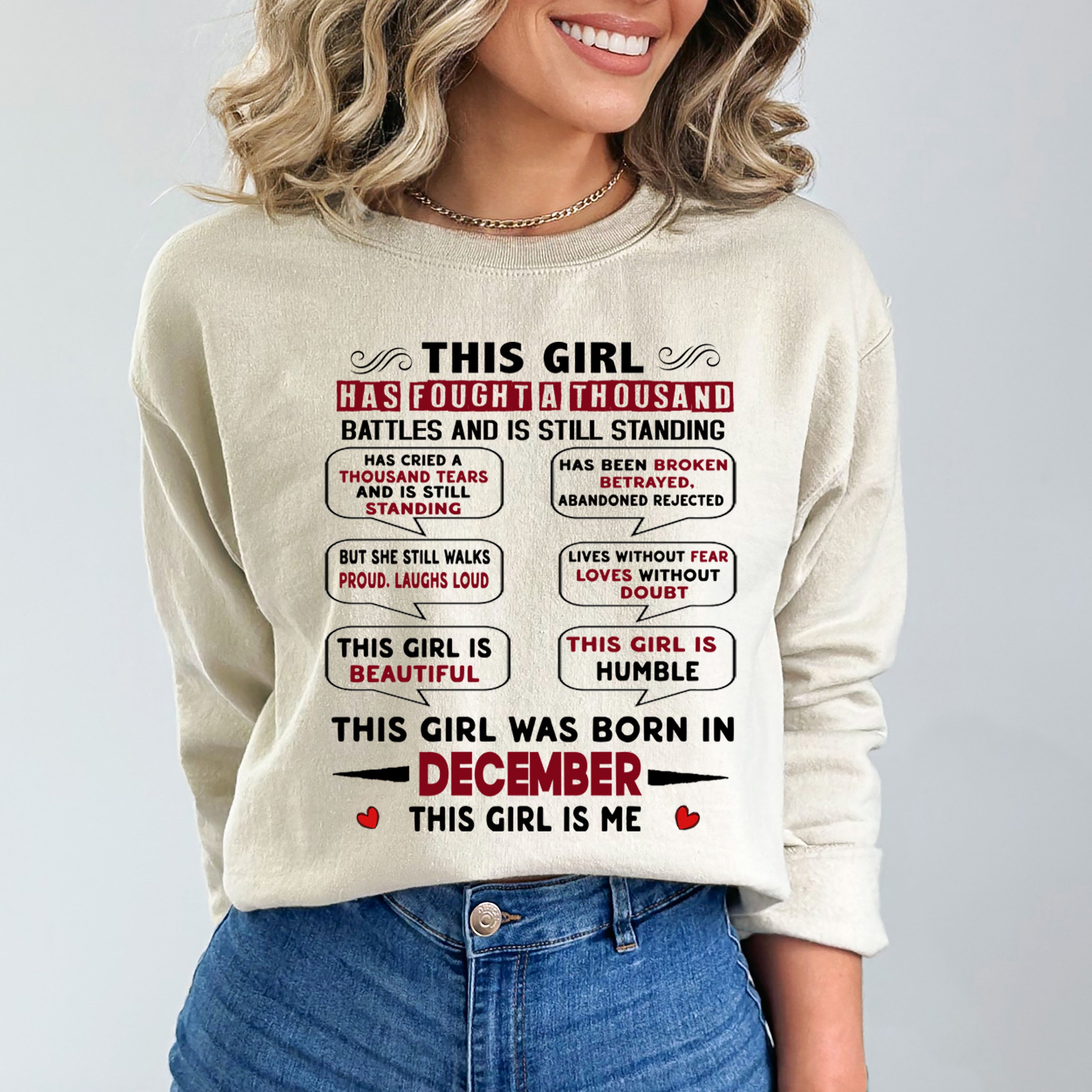 This Girl Was Born In December - Sweatshirt & Hoodie