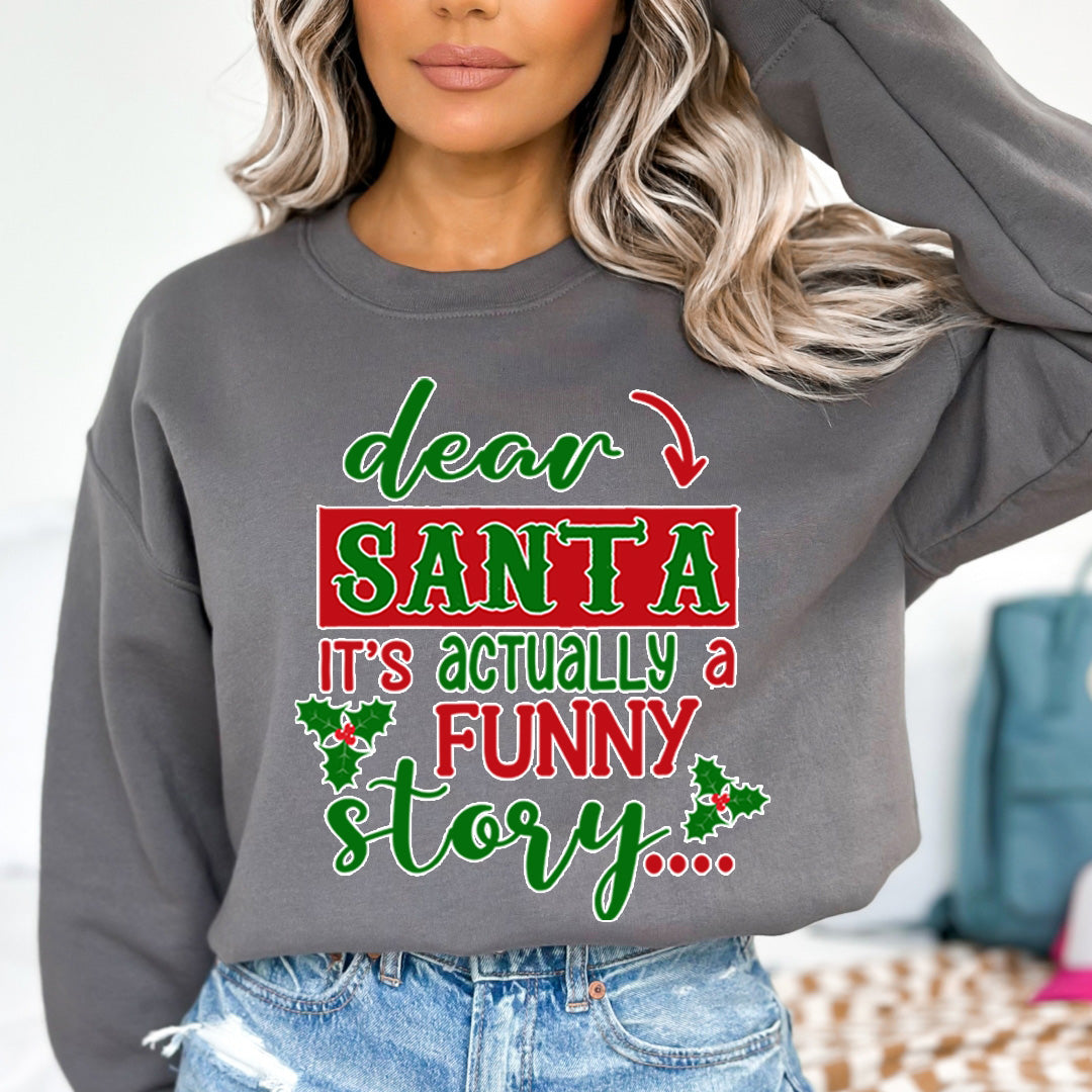 Santa It's Actually A Funny Story - Sweatshirt & Hoodie
