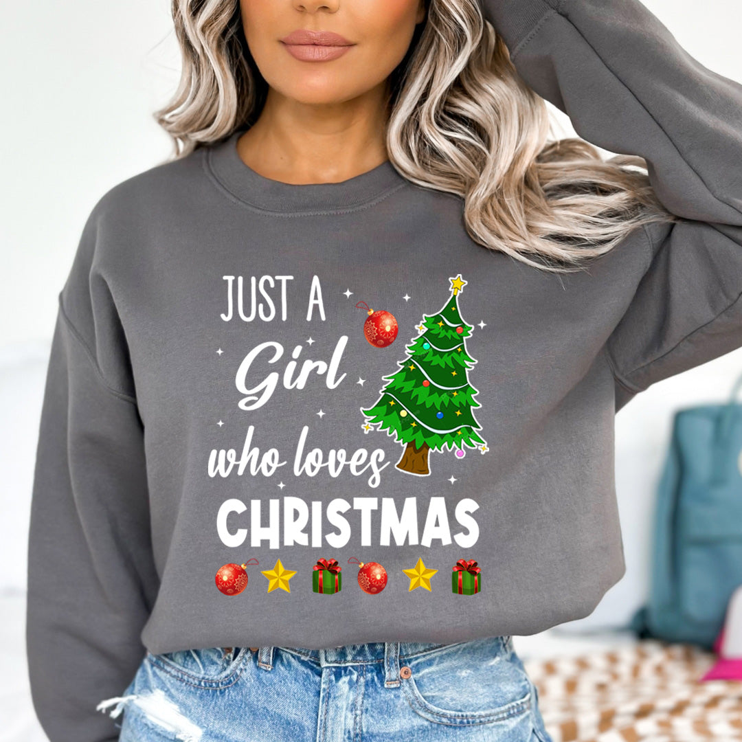 Just A Girl Who Loves Christmas(New) - Sweatshirt & Hoodie