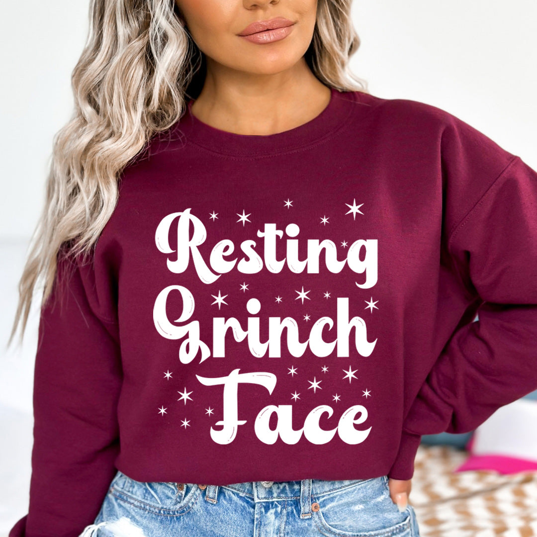 Resting Grinch Face - Sweatshirt & Hoodie