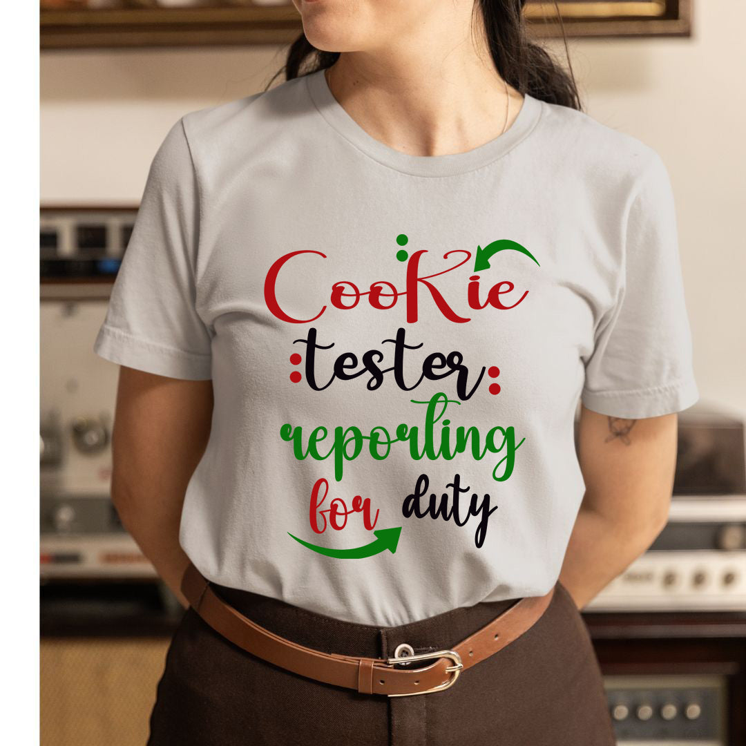 Cookie Tester Reporting For Duty - Unisex T-Shirt