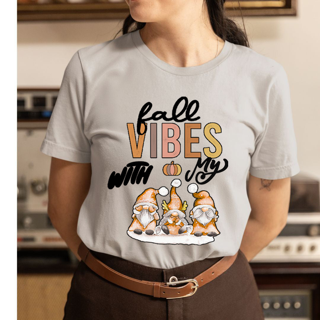Vibes With My Gnomies - Unisex T-Shirt