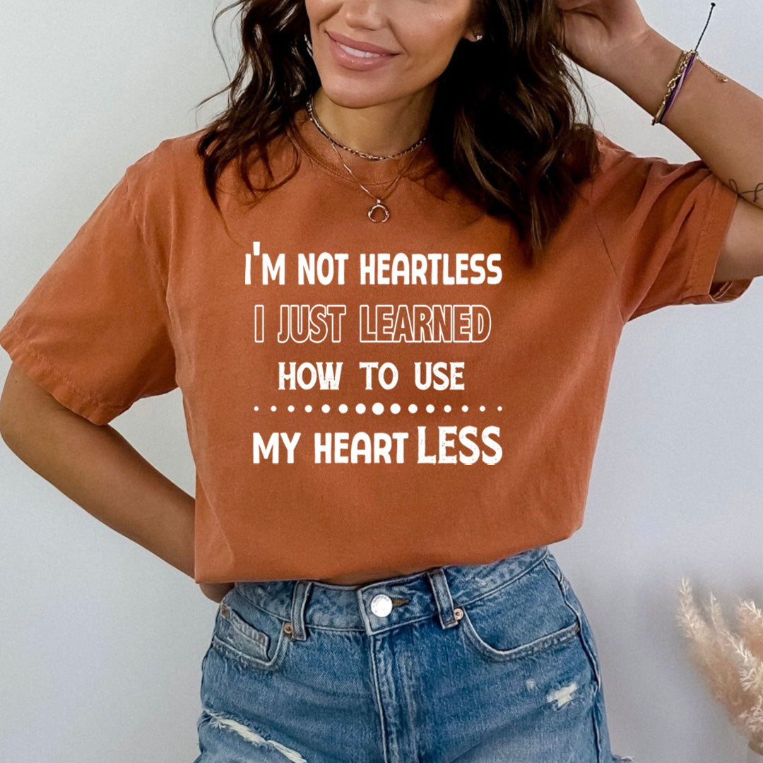 I Just Learned How To Use My Heart less - Bella Canvas