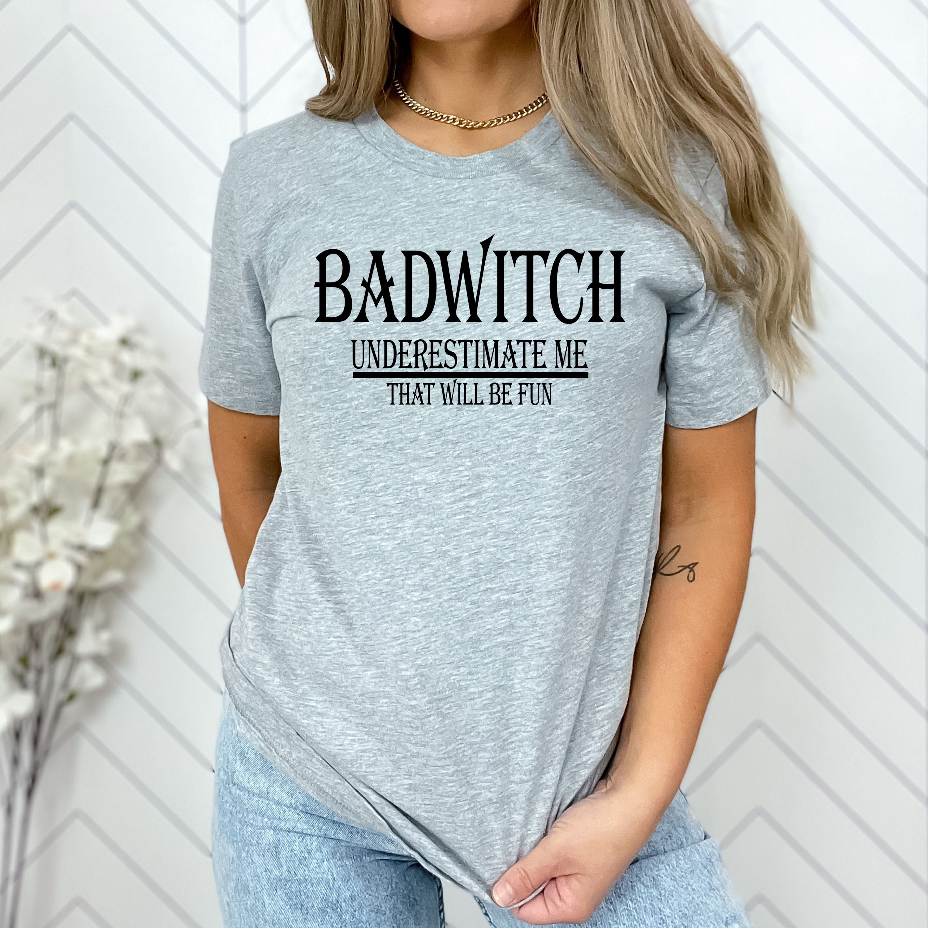 "BADWITCH "T-SHIRT