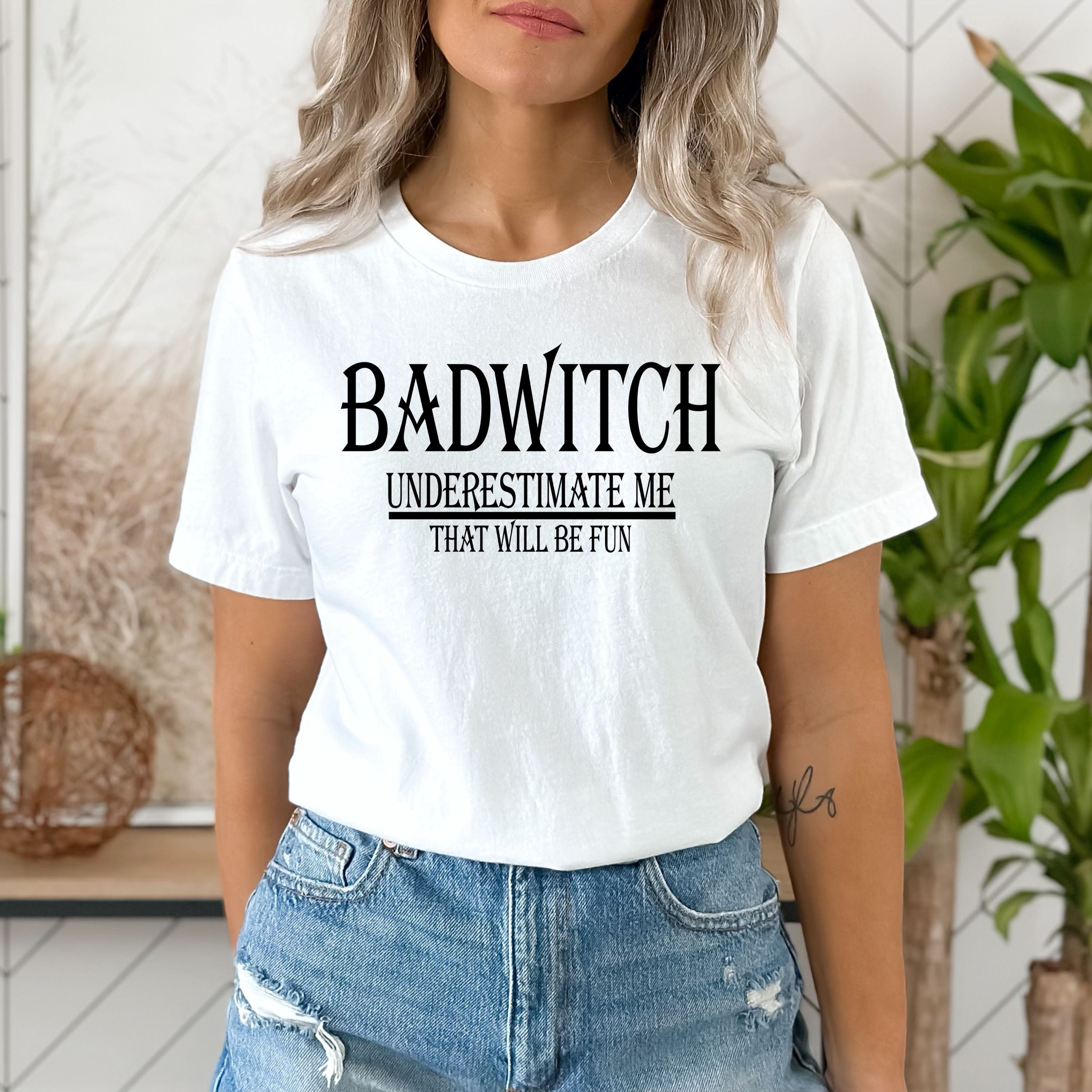 "BADWITCH "T-SHIRT