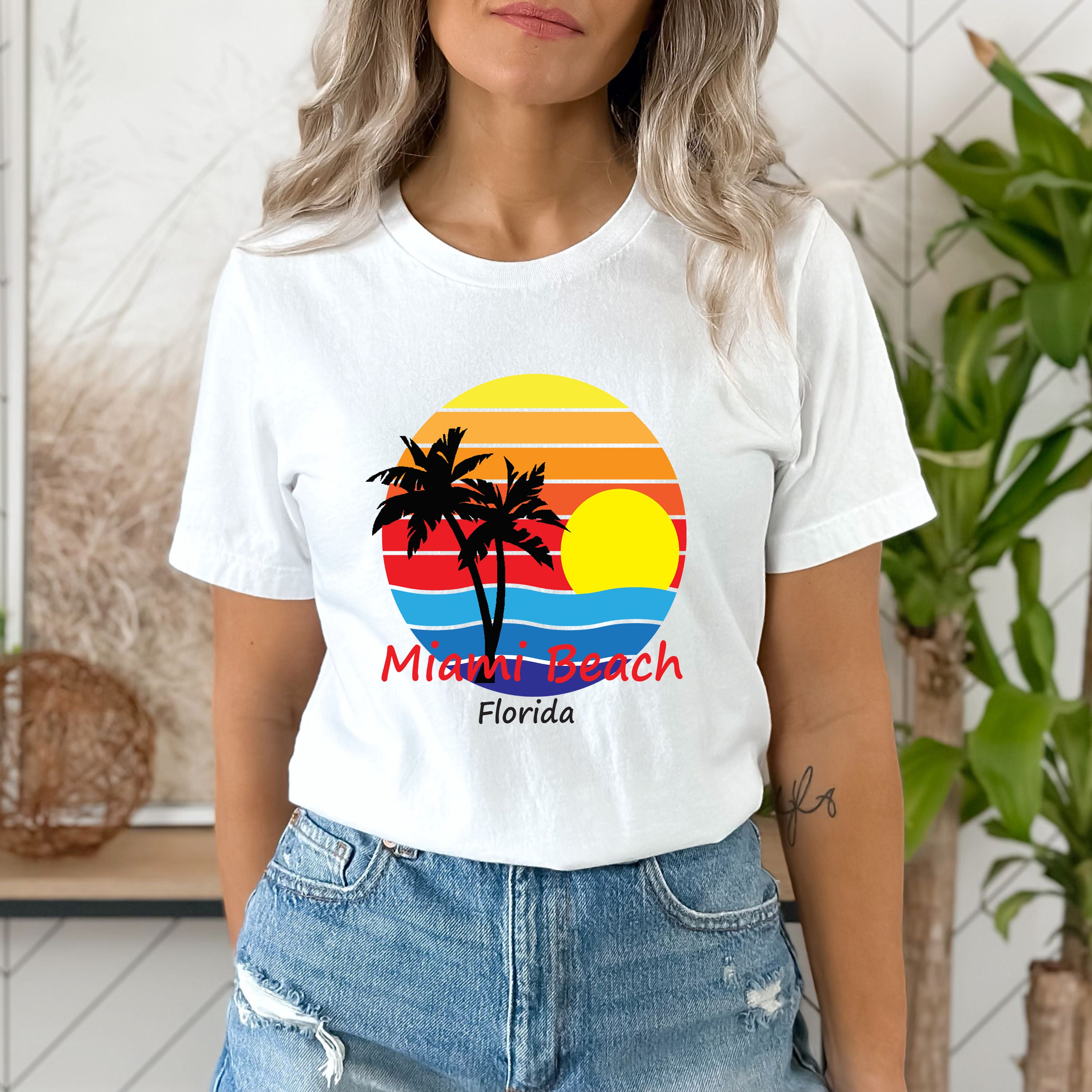 "Miami Beach Florida",T-Shirt.