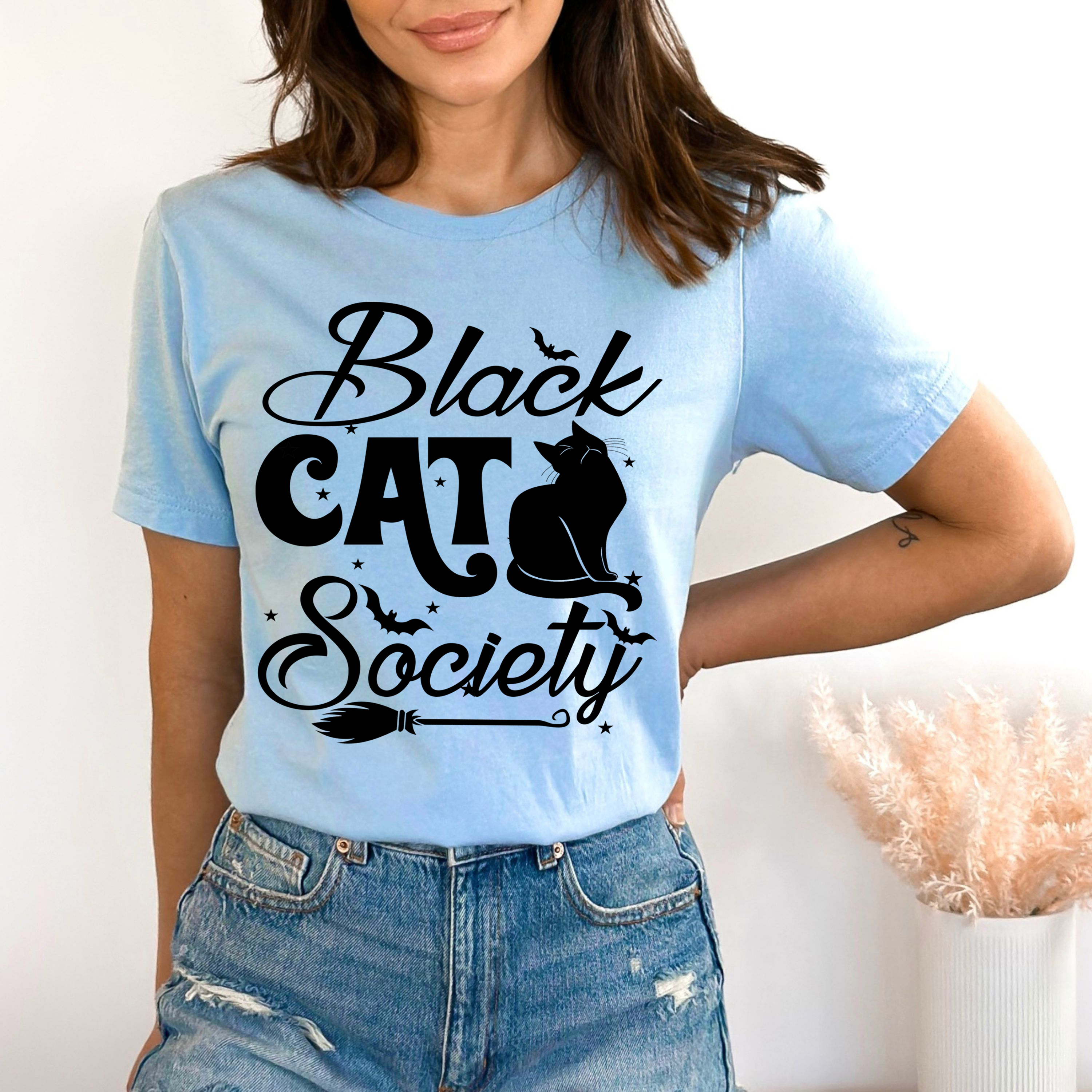 Black cat society  - Bella Canvas