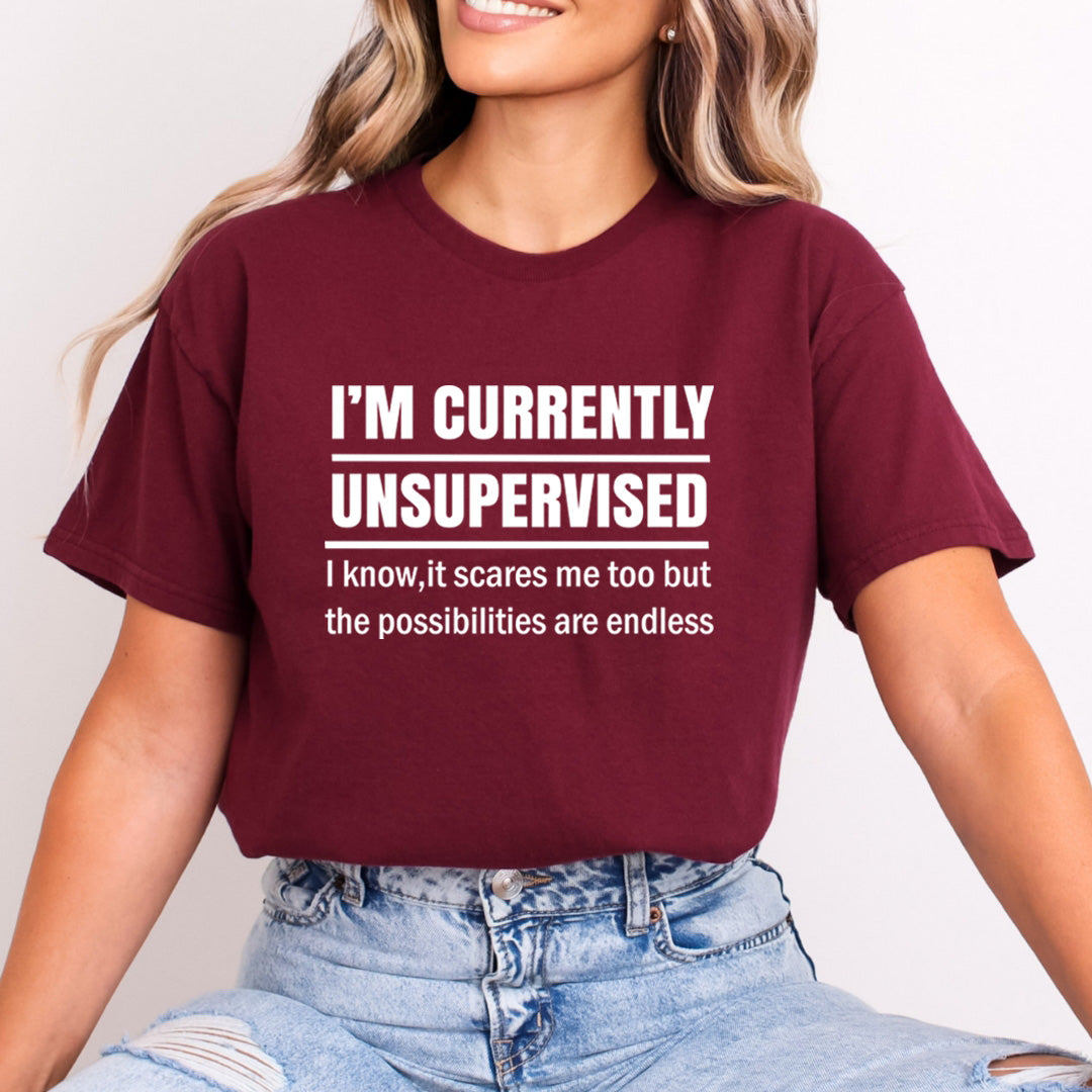 I'm Currently Unsupervised - Bella Canvas
