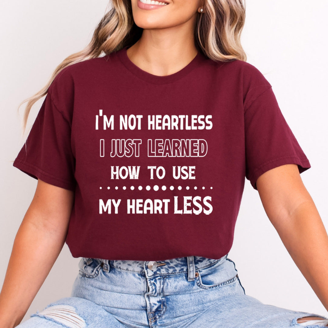 I Just Learned How To Use My Heart less - Bella Canvas