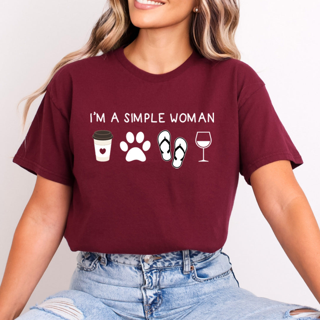 I'm A Simple Woman - Bella Canvas