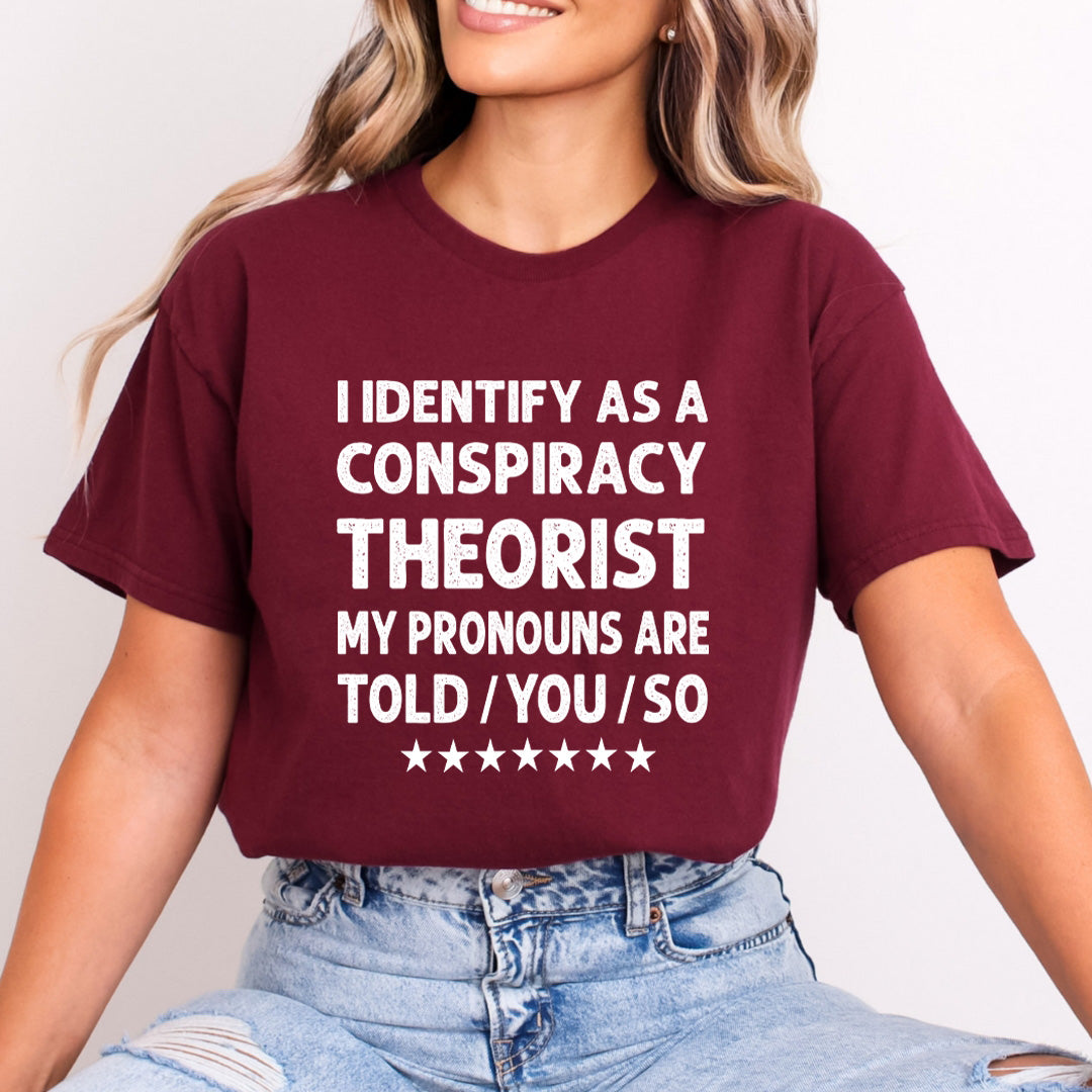 Identify As A Conspiracy - Bella Canvas