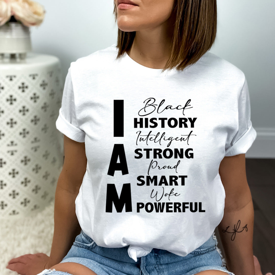 I Am Black History - Bella Canvas