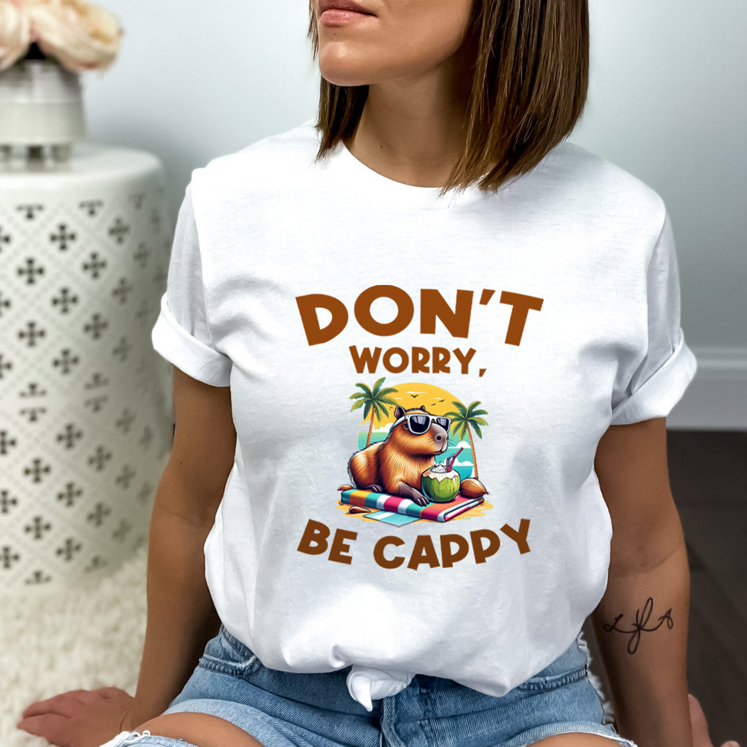 Don't Worry Be Cappy - Bella Canvas