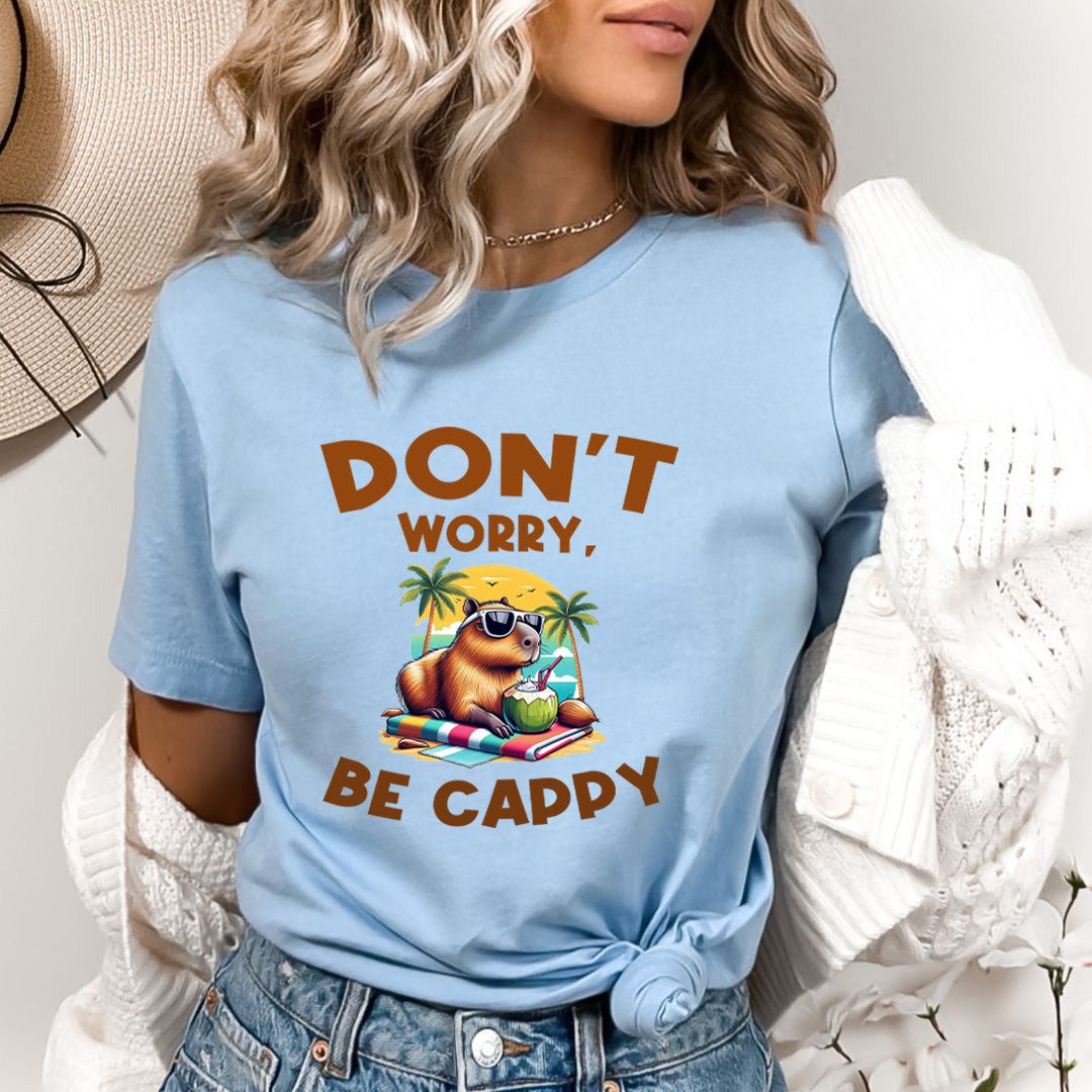 Don't Worry Be Cappy - Bella Canvas