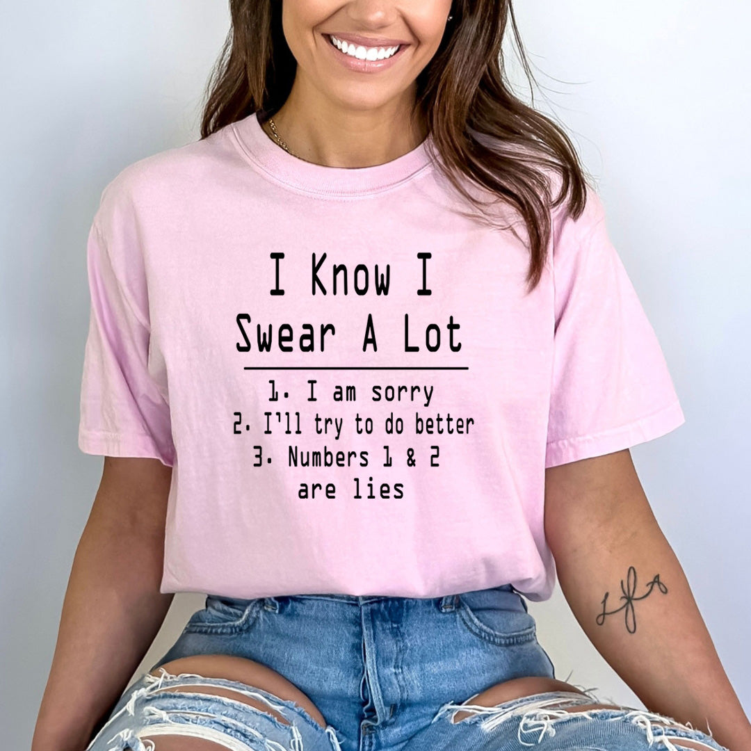 I Know I Swear A lot - Bella canvas