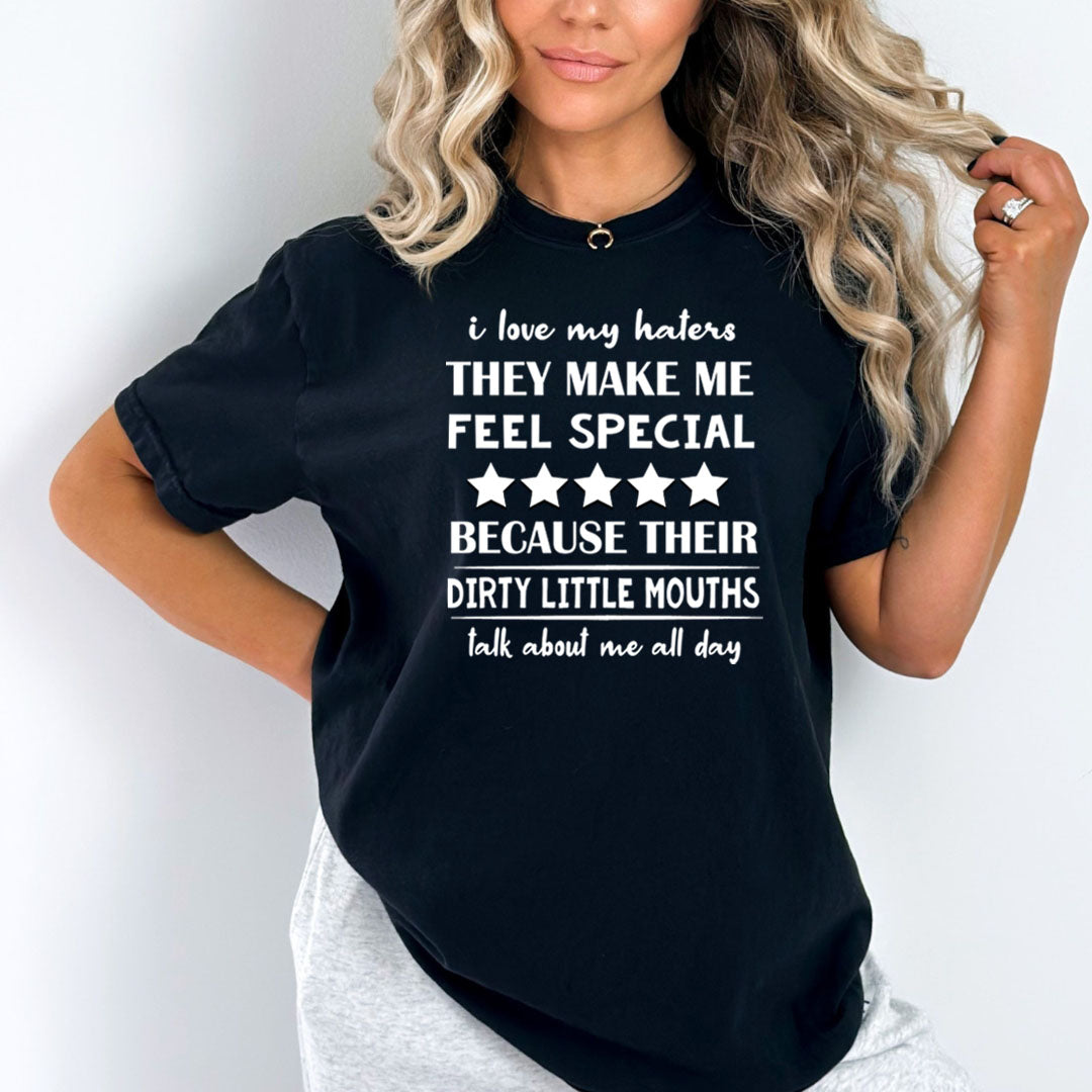 I Love My Haters - Bella Canvas
