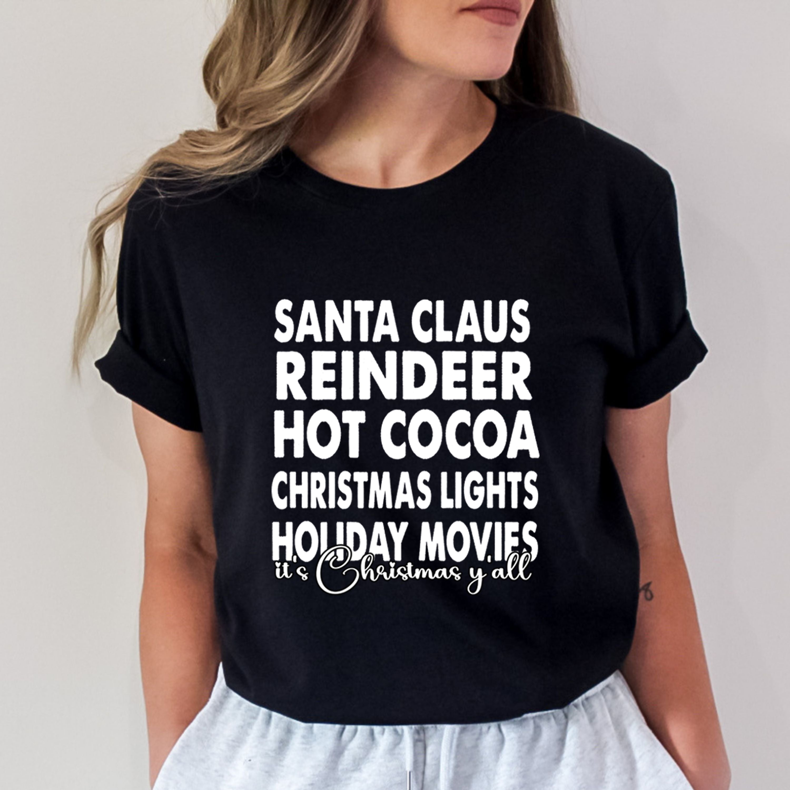 Christmas Lights Holiday Movies - Unisex T-Shirt