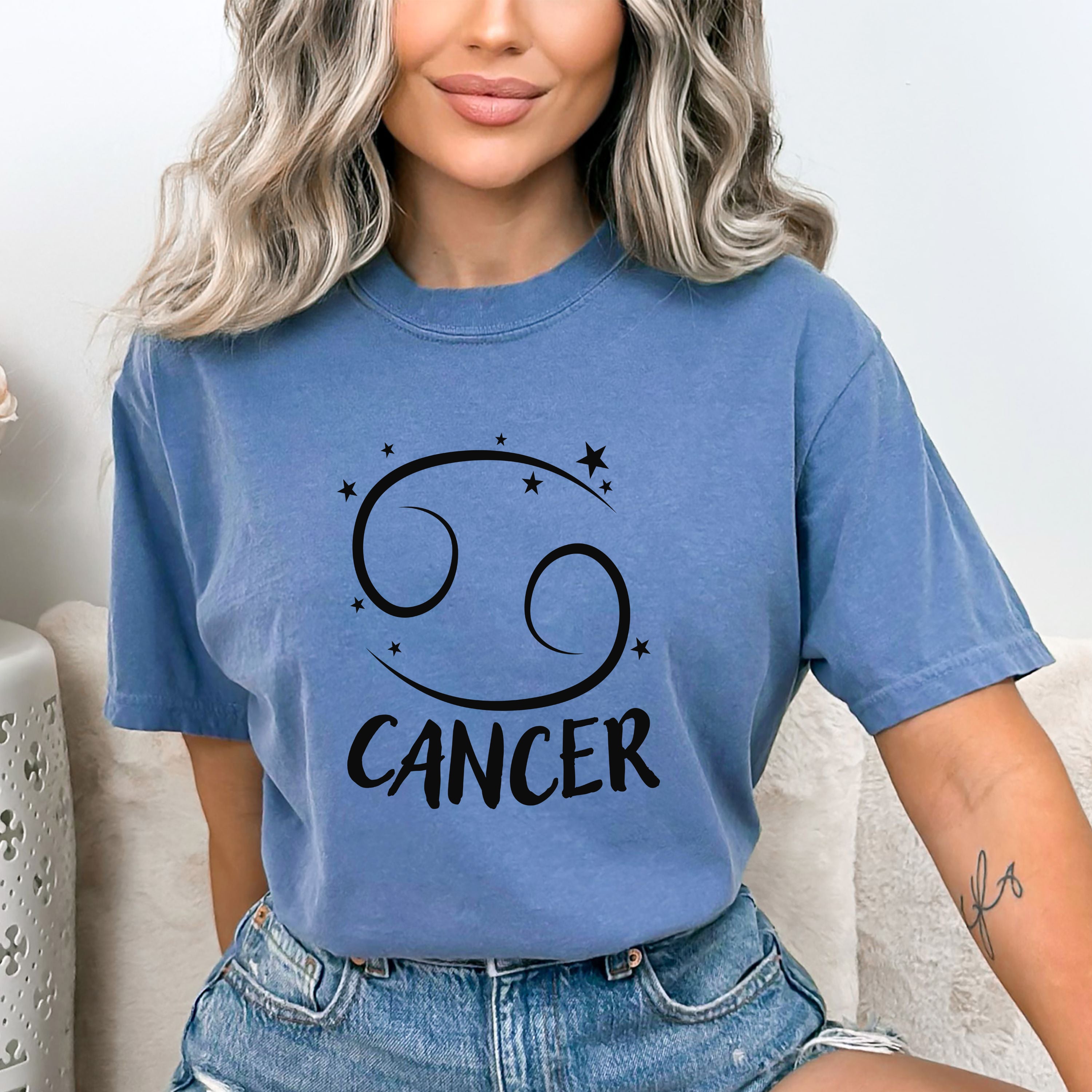 ''Cancer" Astrological-Bella Canvas T-Shirt