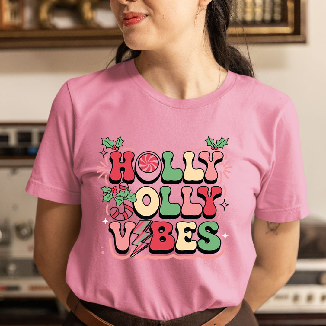 Holly Jolly Vibes new- Unisex T-Shirt