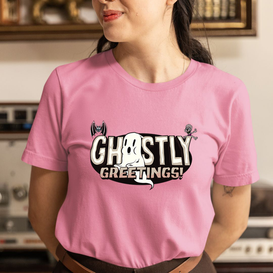 Ghostly Greetings - Unisex T-Shirt