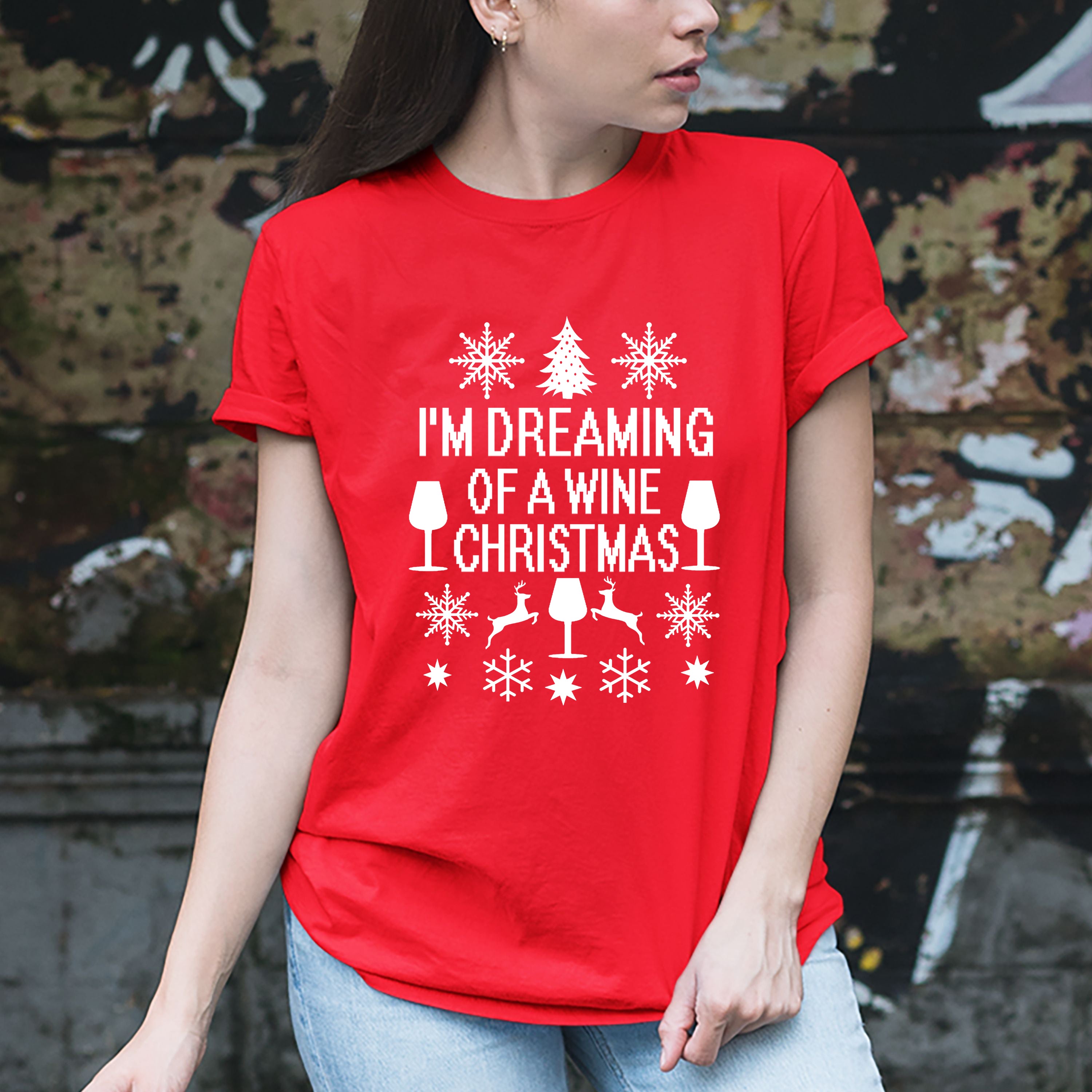 'I'M DREAMING OF WINE CHRISTMAS