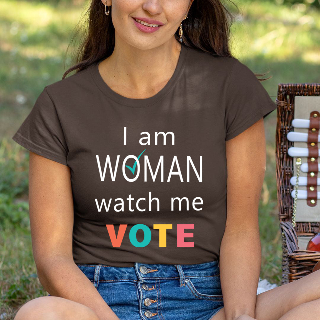 I Am Woman Watch Me Vote - Unisex T-Shirt