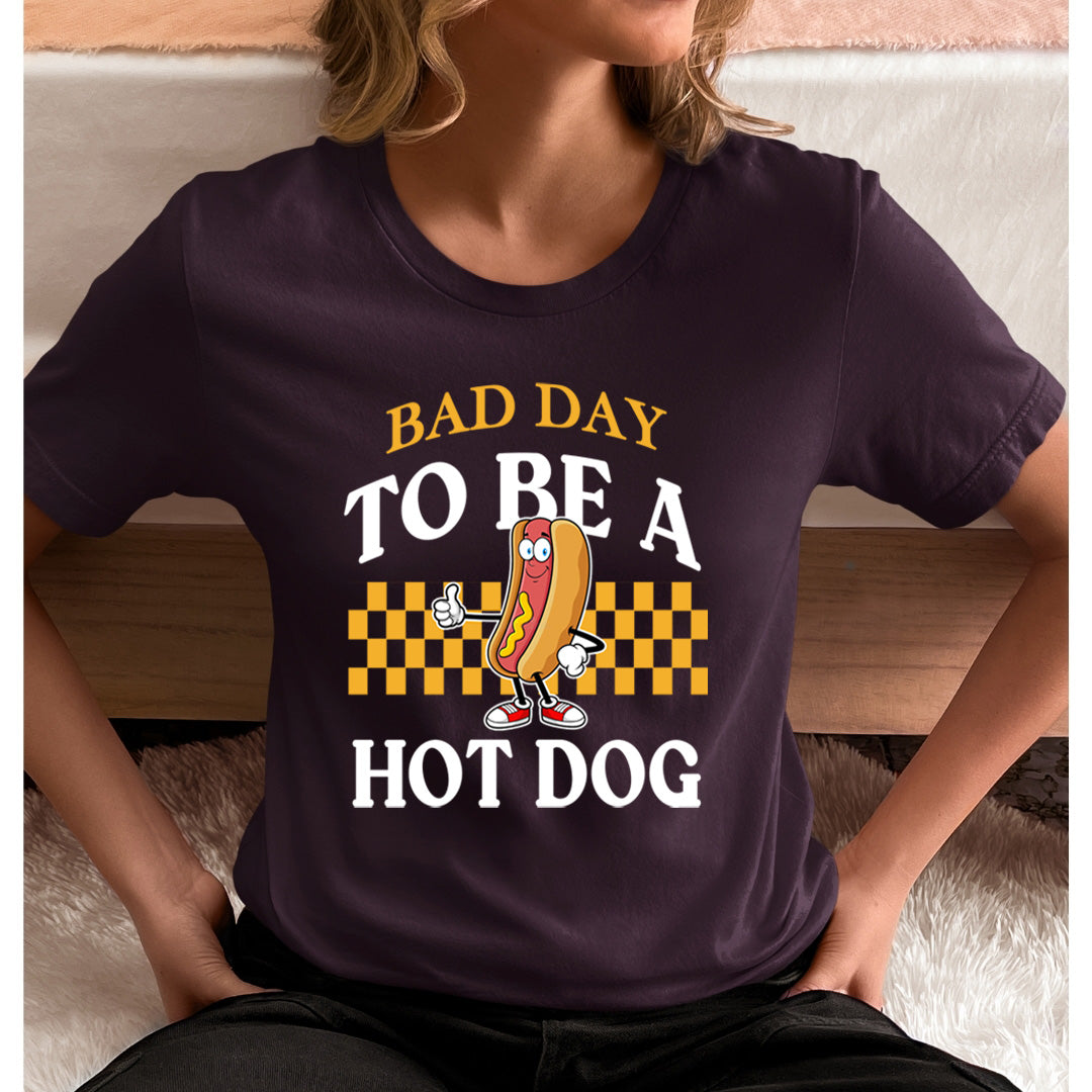 Bad Day to Be a Hot Dog - Unisex T-Shirt