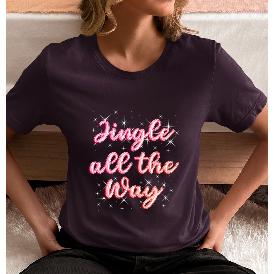 Pink Jingle way - Unisex T-Shirt