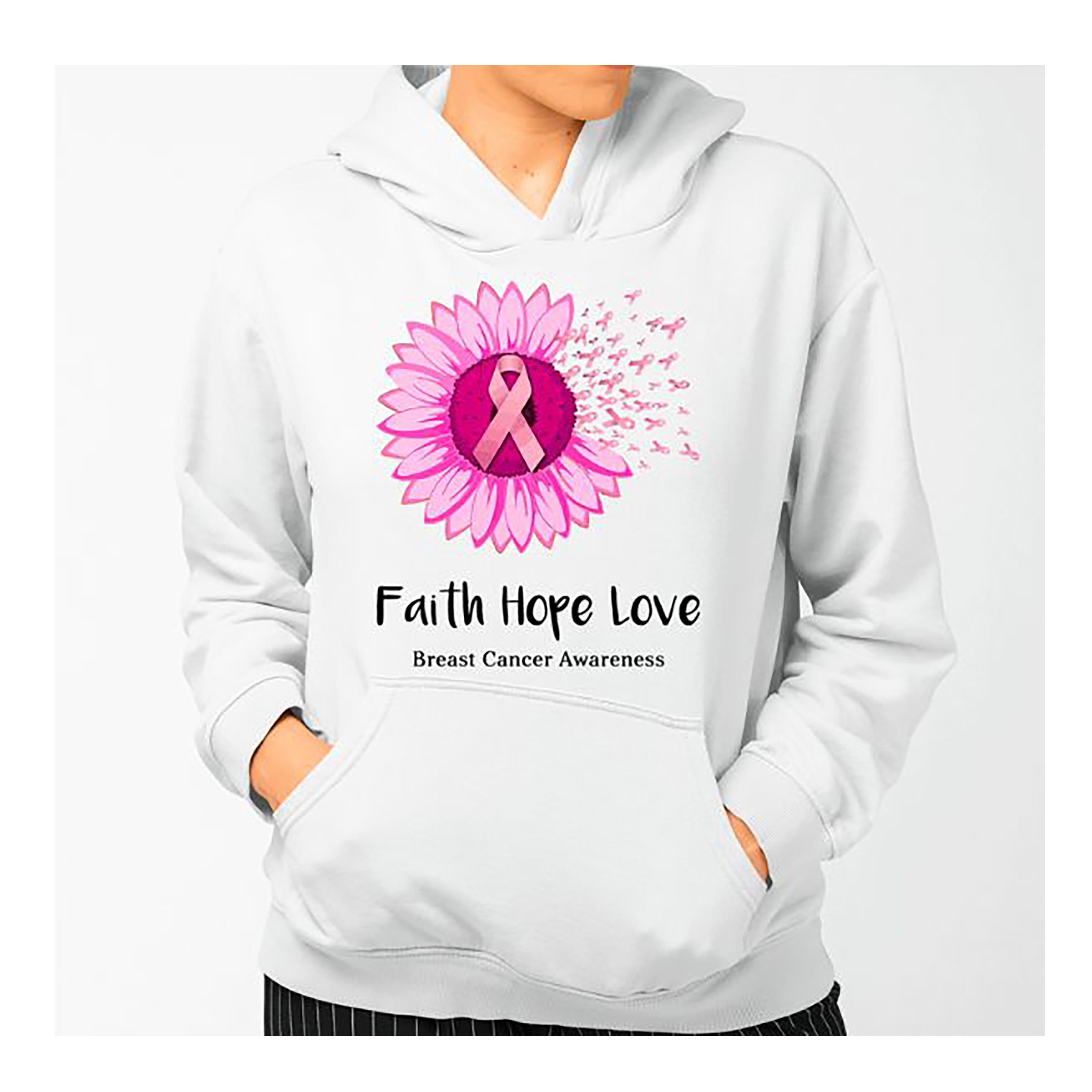 "FAITH HOPE LOVE" Hoodie and Sweatshirt