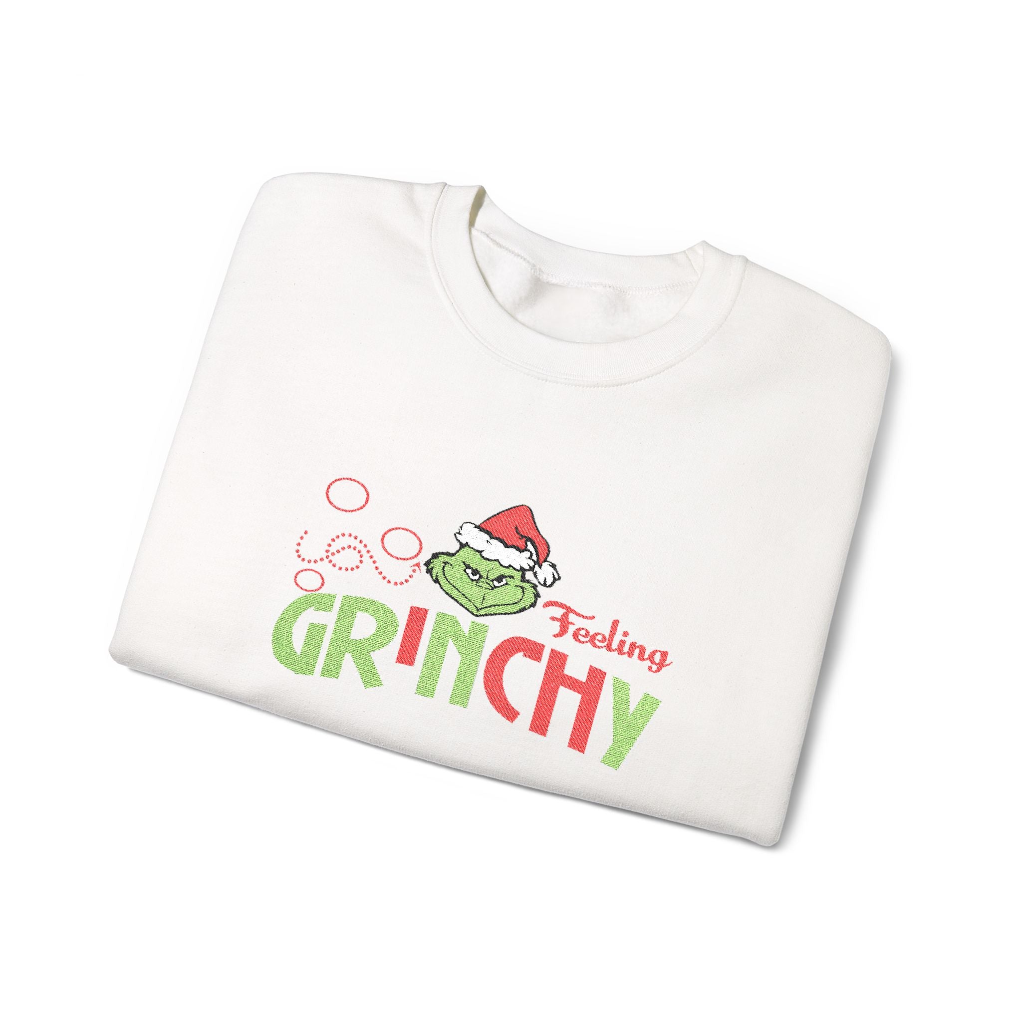 Feeling Grinchy - Embroidery Design (Sweatshirt & Hoodie)