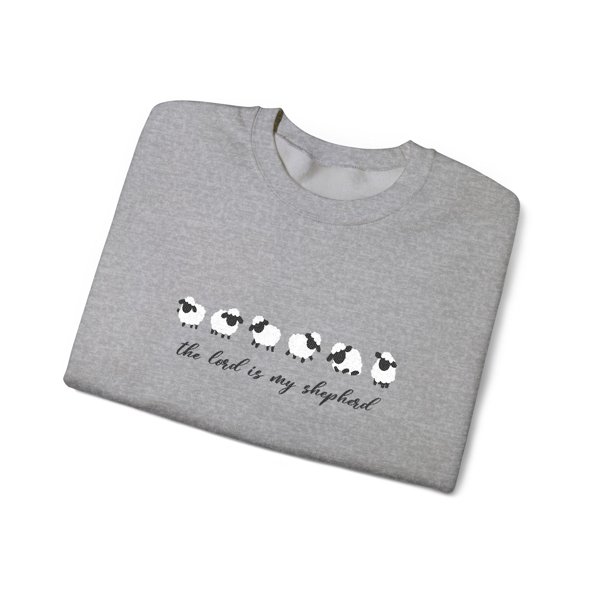 The Lord Is My Shepherd - Embroidery Design (Sweatshirt & Hoodie)