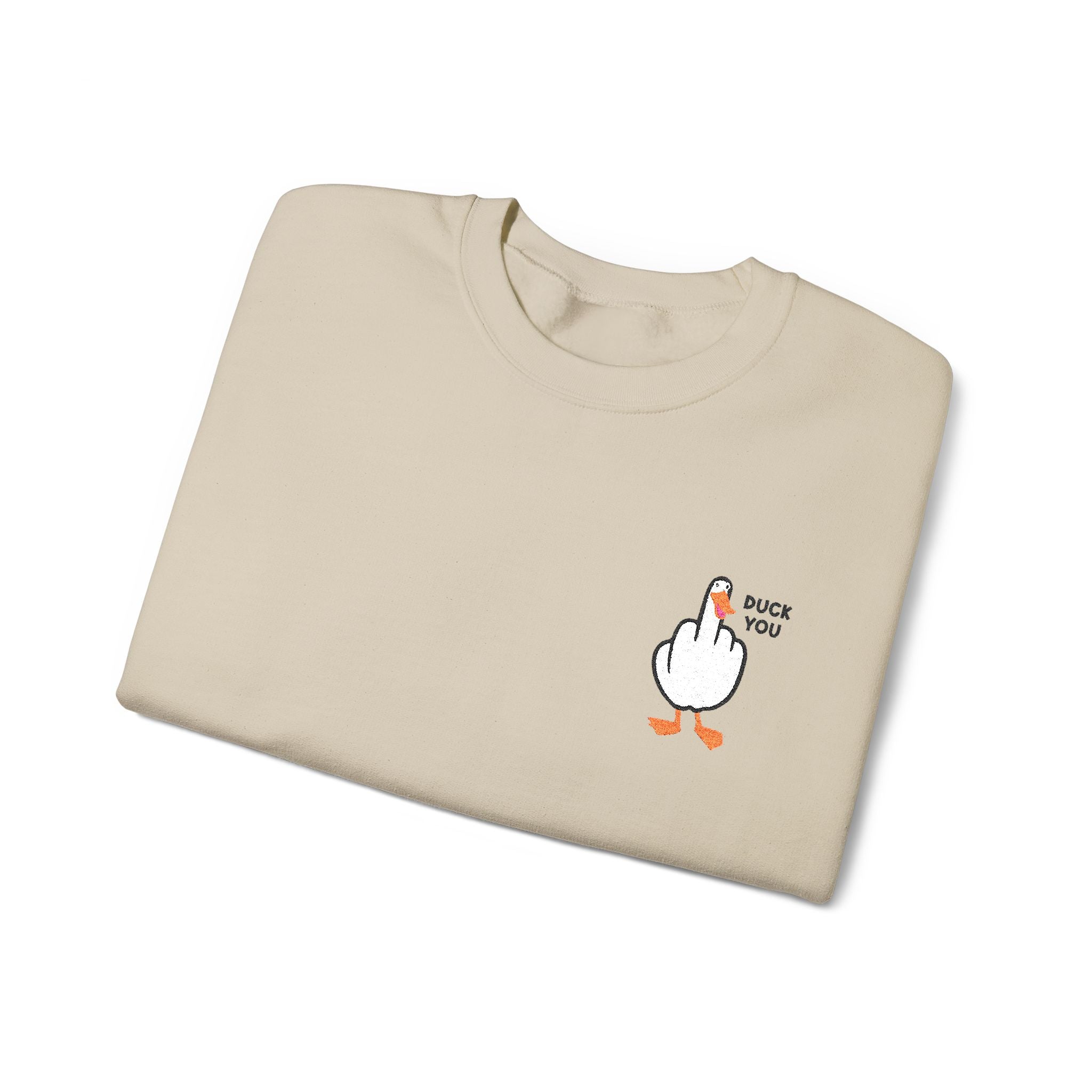 Duck You - Embroidery Design (Sweatshirt & Hoodie)