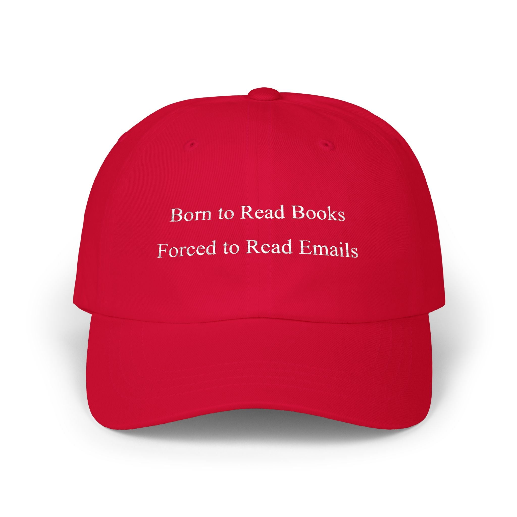 Born To Read Books - Embroidery Design (Cap)