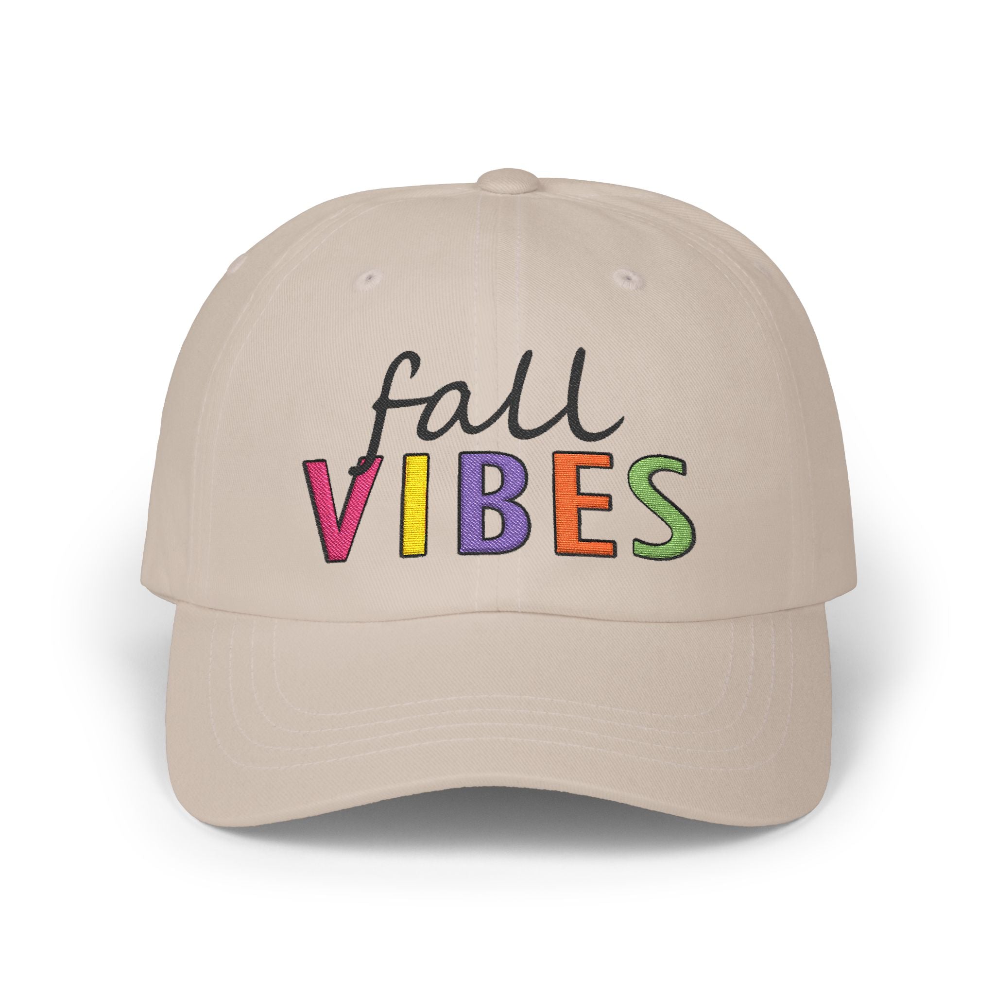 Fall Vibes - Embroidery Design (Cap)