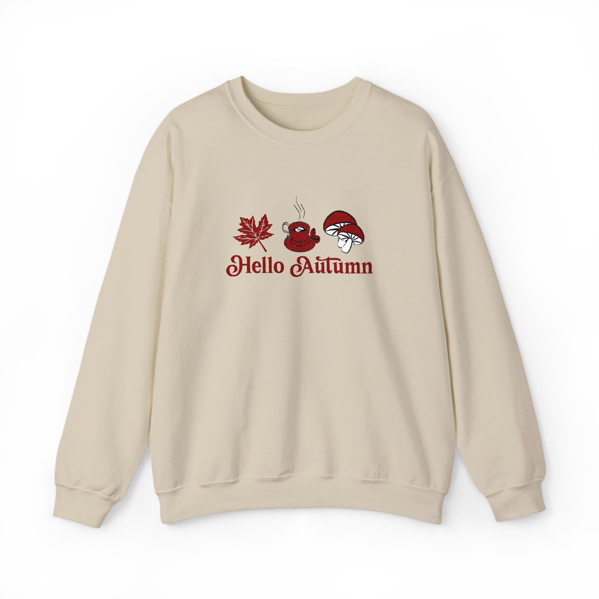Hello Autumn - Embroidery Design (Sweatshirt & Hoodie)
