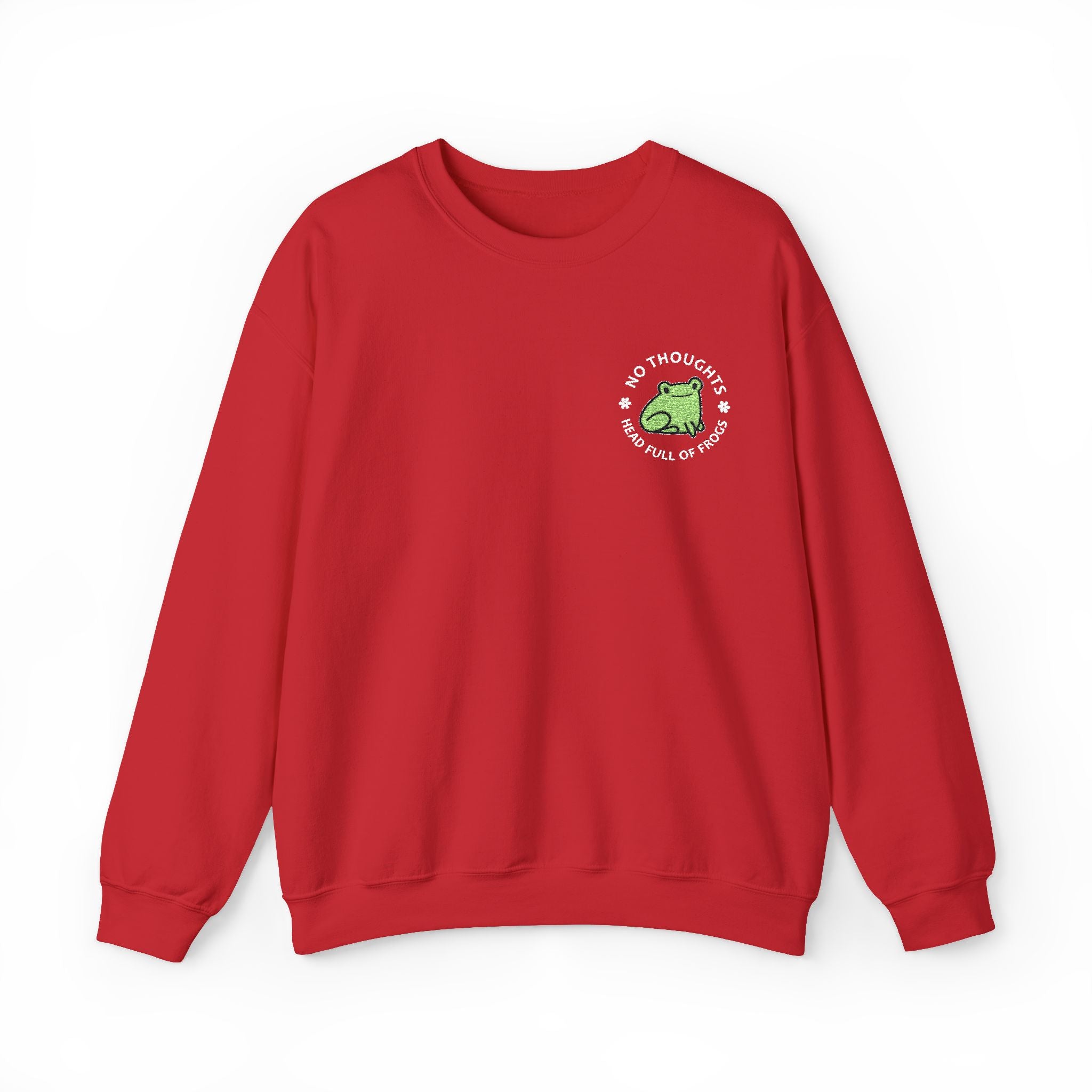 No Thoughts - Embroidery Design (Sweatshirt & Hoodie)