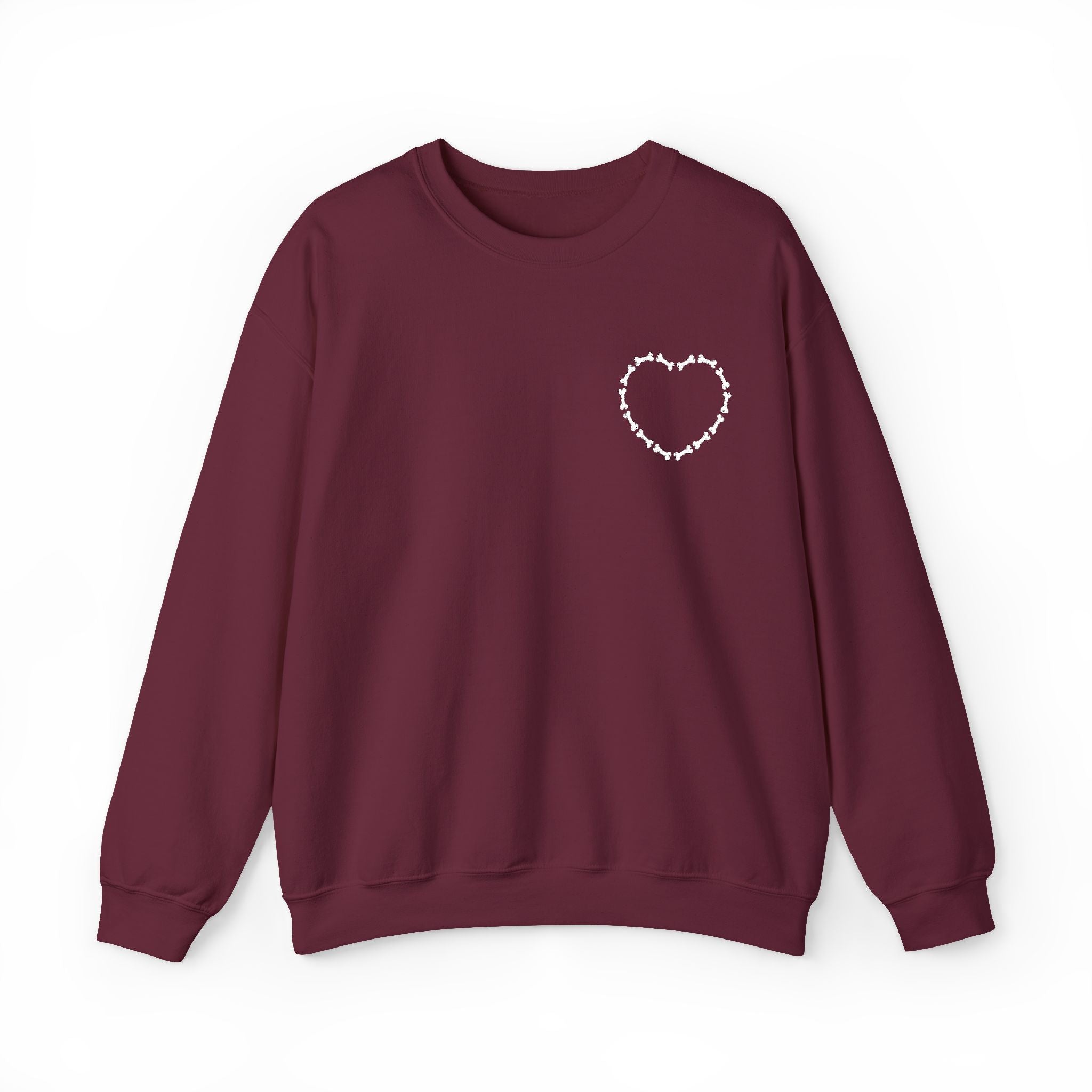 Skeleton Heart - Embroidery Design (Sweatshirt & Hoodie)