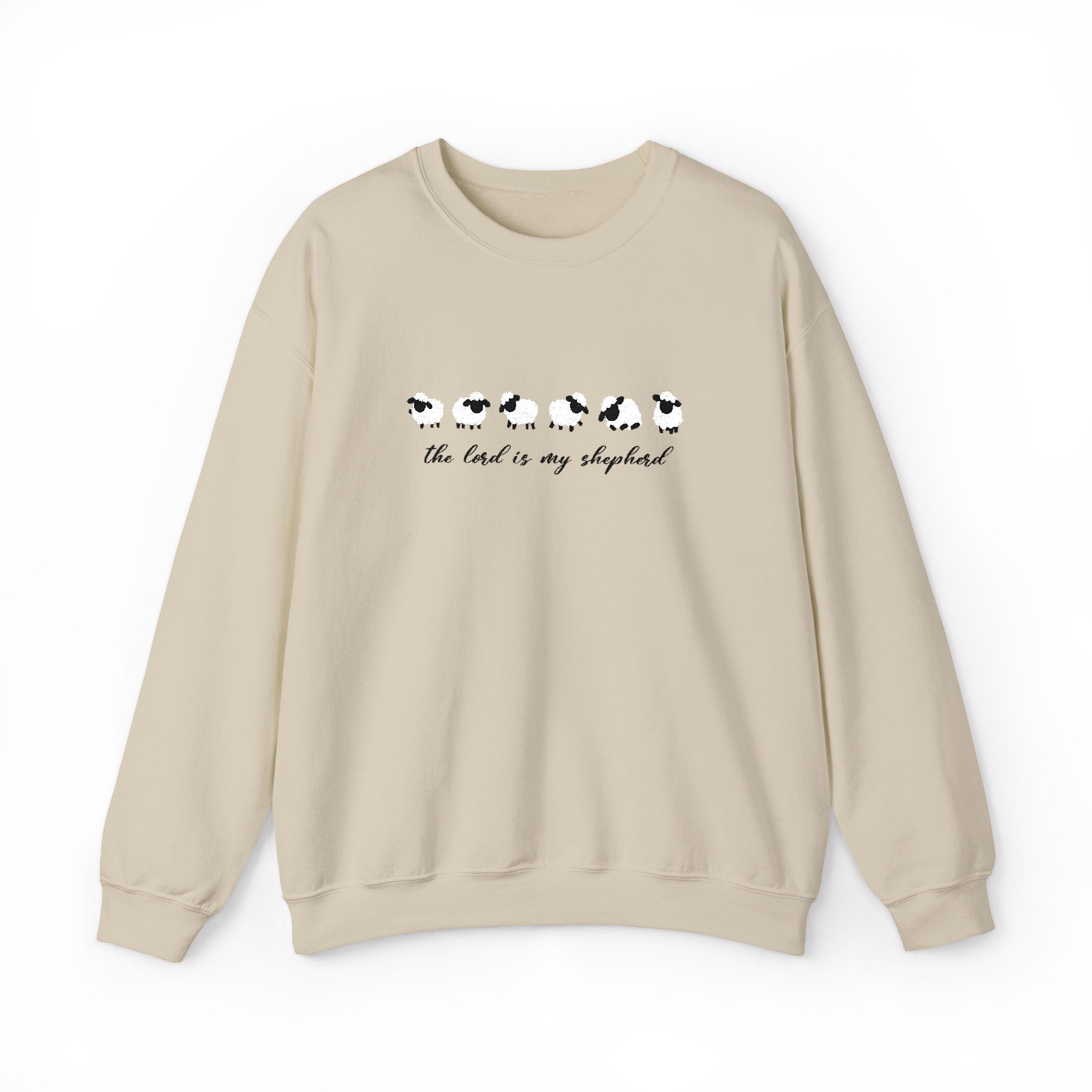 The Lord Is My Shepherd - Embroidery Design (Sweatshirt & Hoodie)