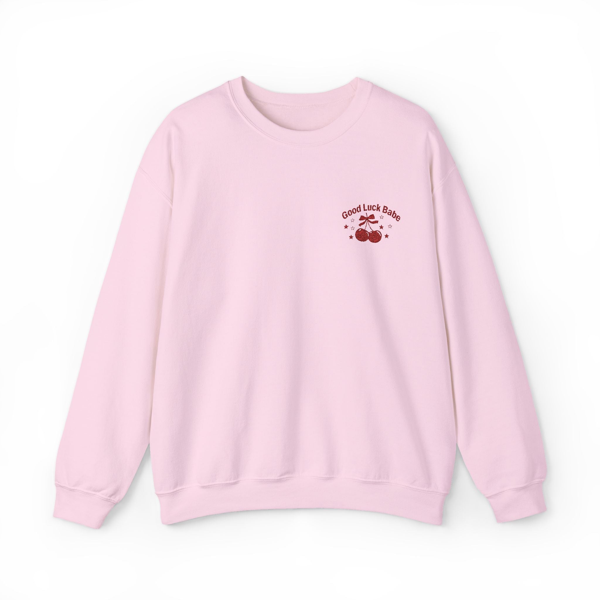 Good Luck Babe - Embroidery Design (Sweatshirt & Hoodie)