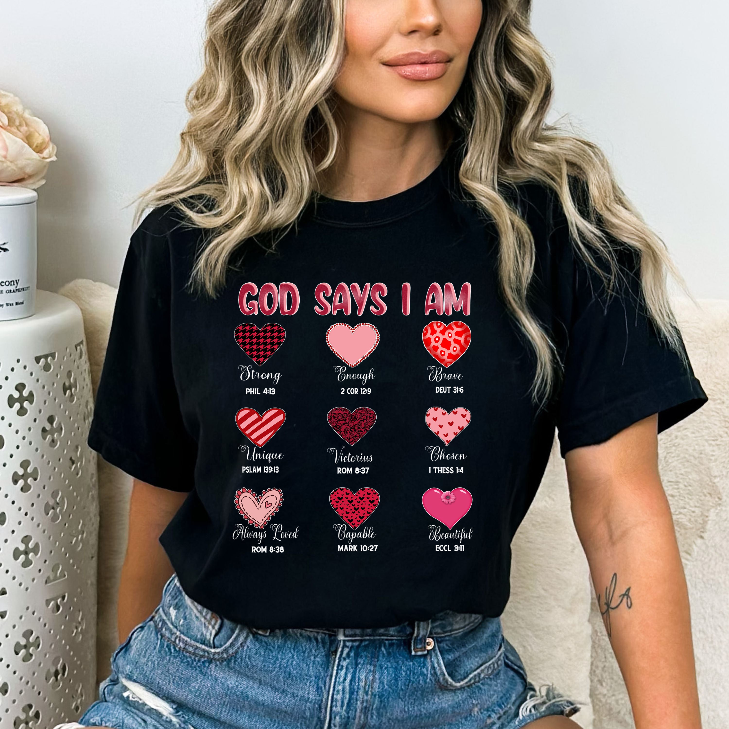 God Says I Am Strong - Bella Canvas T-Shirt