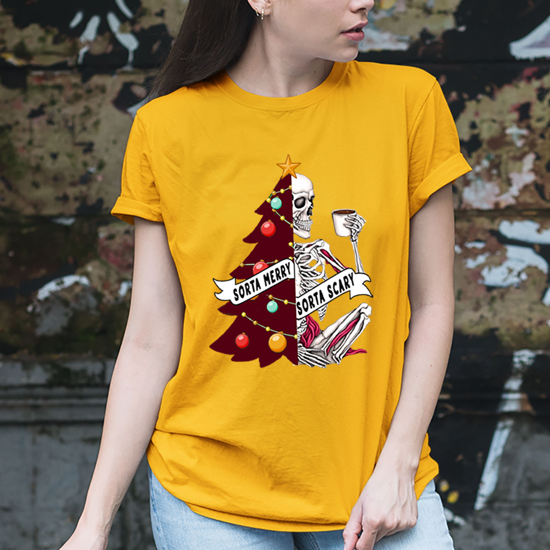 Sorta Merry Sorta Scary - Unisex T-Shirt