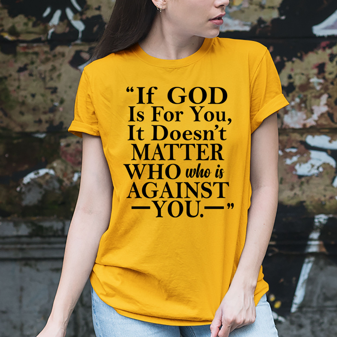 Who Is Against You  - Unisex T-Shirt