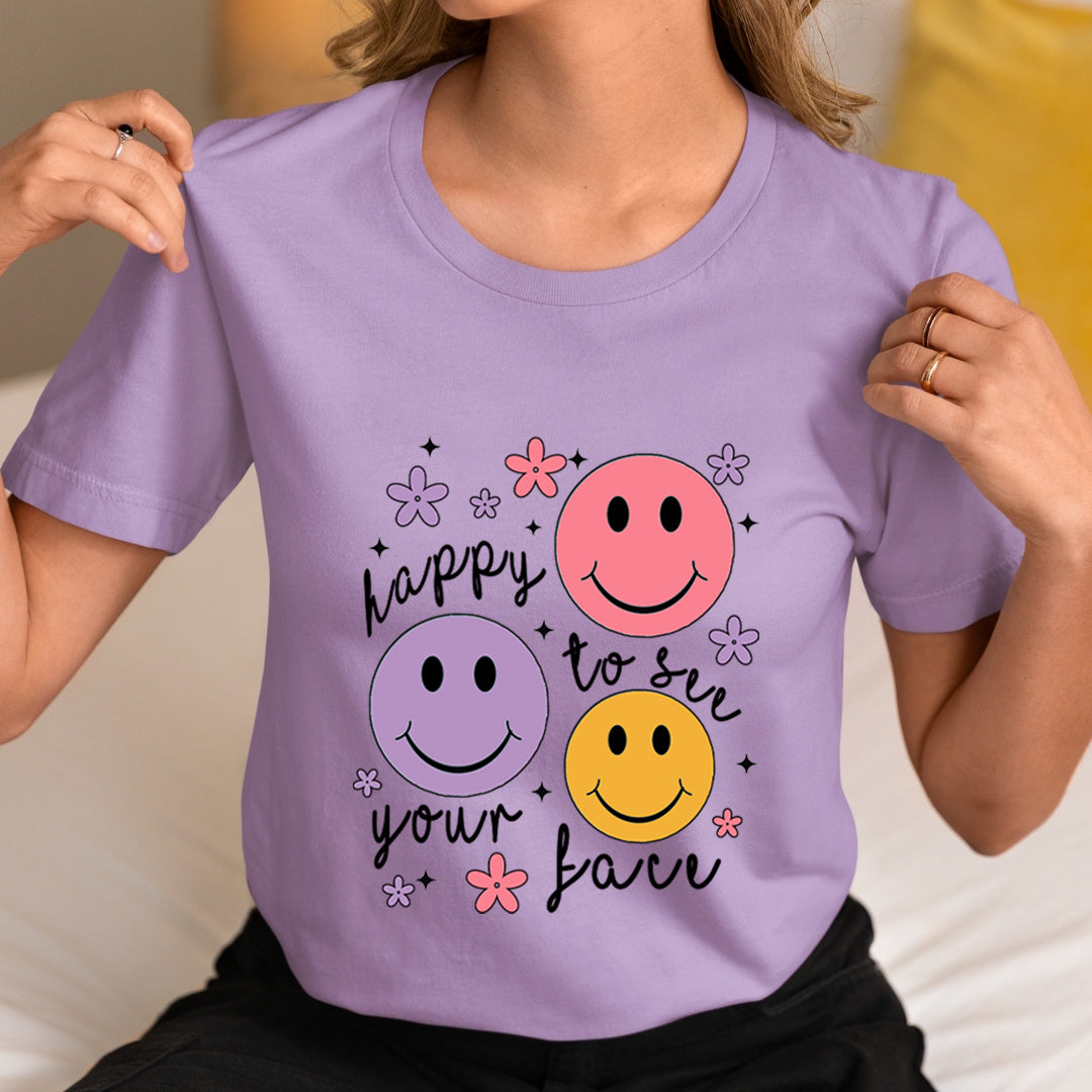 Happy To See Your Face - Unisex T-Shirt