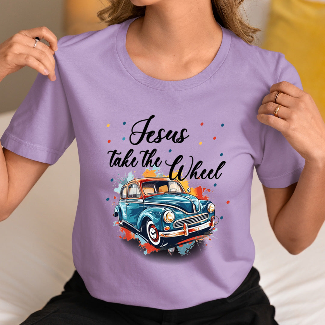 Jesus Take The Wheel - T-Shirt