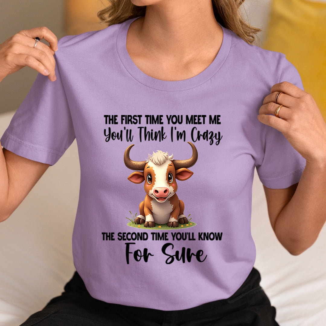 You'll Think I'm Crazy For Sure - Unisex T-Shirt