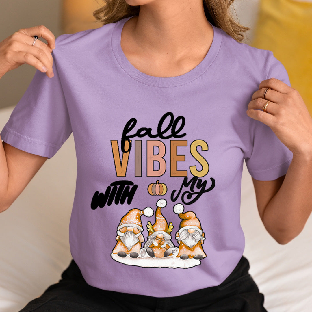 Vibes With My Gnomies - Unisex T-Shirt