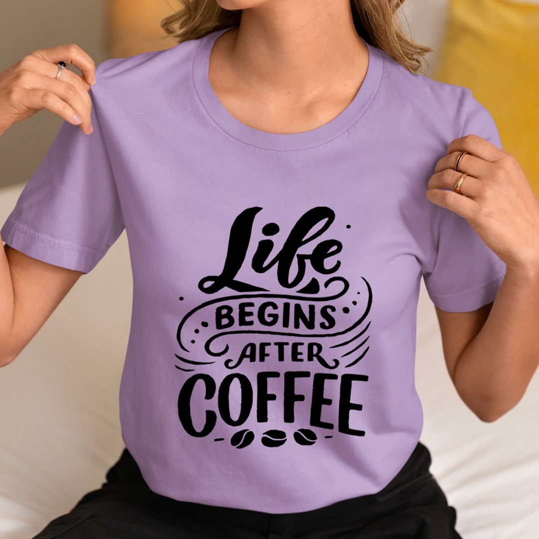 Life Begins After Coffee - Unisex T-Shirt