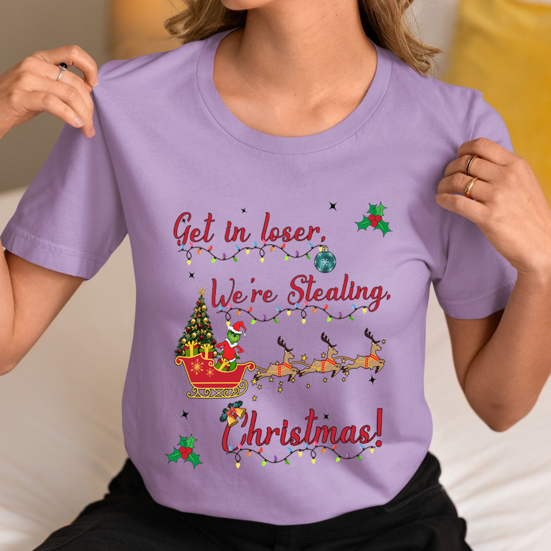 Get In Loser Christmas - Unisex T-Shirt